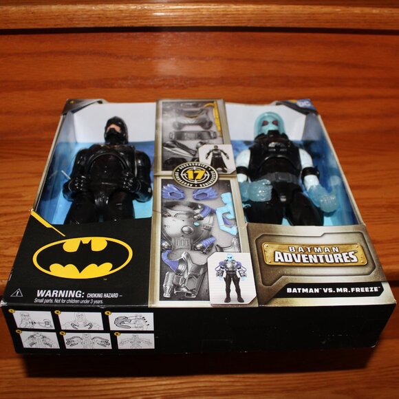 3/$55❤️12" Batman Adventures Battle Pack Batman vs Mr. Freeze Action Figures Set - Picture 11 of 16